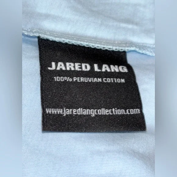 Jared Lang Crewneck Short Sleeve Peruvian Cotton T-Shirt Men L NEW Closet Basic - Picture 6 of 10